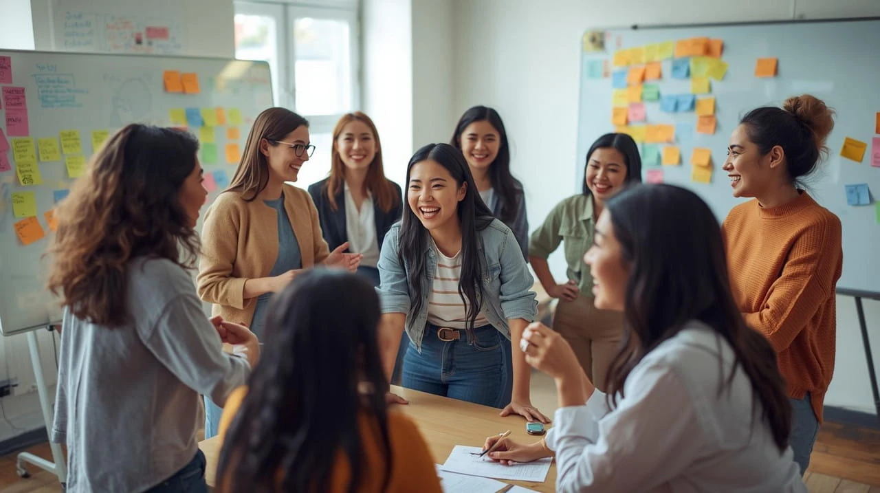 Team collaboration in workshop